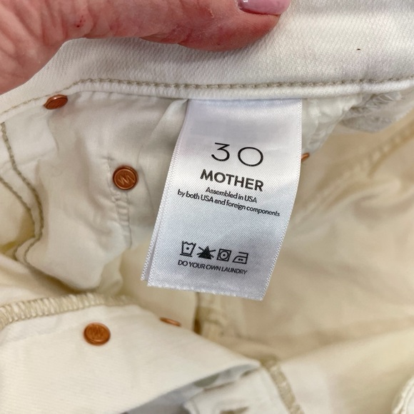 MOTHER The Tripper Ankle Jeans 30 “Cream Puffs” - Picture 5 of 16